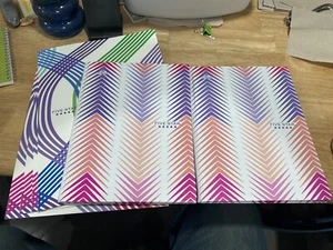 2 Mead 7.75” x 10” Hardcover Notebook Journals 100 Pg Each with matching Folders - Picture 1 of 4
