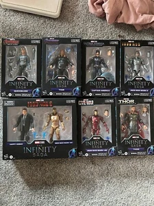 Marvel Legends Infinity Saga Iron Man Thor Cap Happy Hogan figures lot NEW - Picture 1 of 3