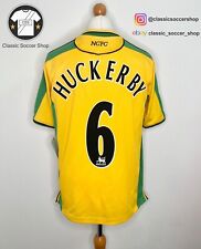 Norwich City HUCKERBY #6 2003/05 Home Shirt Medium / M