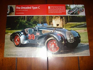 1936 1937 1938 1939 1940 ASTON MARTIN TYPE C  - ORIGINAL 2007 ARTICLE - Picture 1 of 3