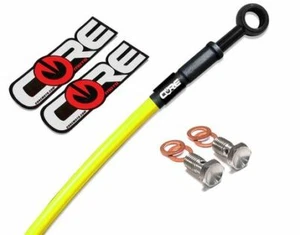 HONDA CBR600RR 2007-2012 FRONT AND REAR BRAKE LINE KIT (3 LINES) COREMOTO + - Picture 1 of 13