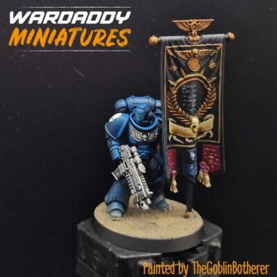 Pro Painted Warhammer 40k Crimson Fists Primaris Ancient Games workshop  - Image 1 of 4