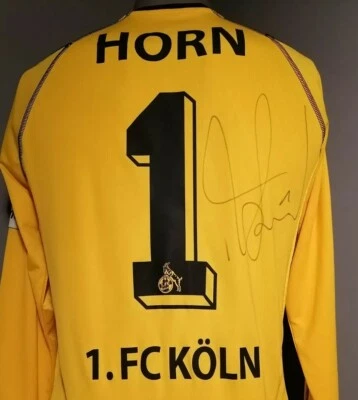 FC Köln ⚽Trikot⚽ L Saison 2012 #1- Horn Signiert Fussball Sport Triko Shirt  - Bild 1 von 4