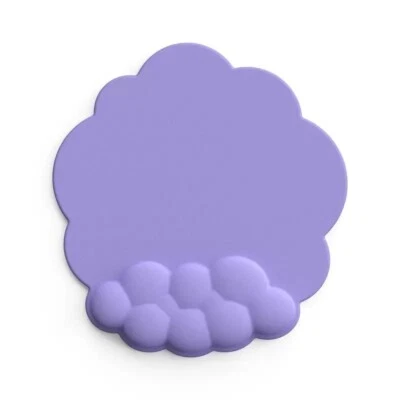 Mouse Pad with Wrist Rest Memory Foam Anti-Slip Cloud Design for Office Desktop - Image 1 of 4