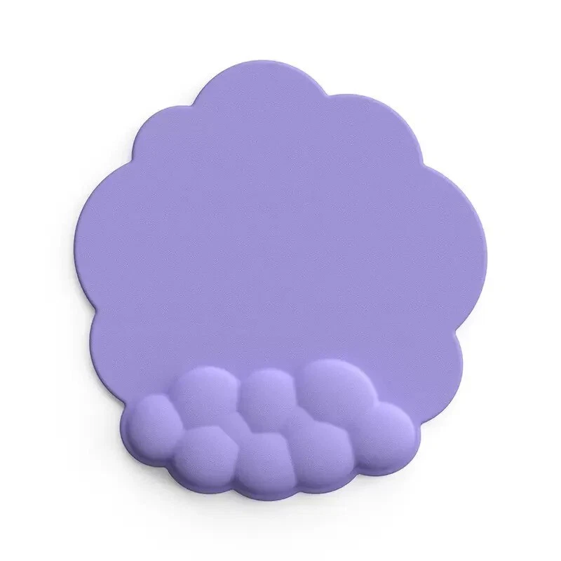 Mouse Pad with Wrist Rest Memory Foam Anti-Slip Cloud Design for Office Desktop - Image 1 of 4