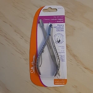 Sally Hansen Nip'em Neat - Classic Cuticle Nipper + Pusher - Picture 1 of 3