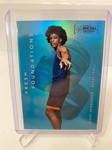 2022 Skybox Metal Universe Champions Fresh Foundation Aqua #FF23 Scoot Henderson