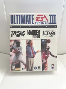 Ultimate EA Sports Series III Triple Play 98 Madden 98 NBA Live 98 PC Video Game - Picture 1 of 11
