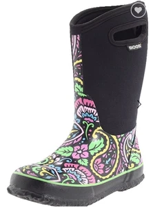 Bogs Classic High Boots Girls Youth Size 12 Insulated Waterproof Snow Boots - Picture 1 of 13