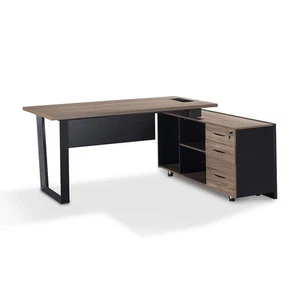Modern Furniture ADRIANO Executive Office Desk 160-180cm - Light Brown - Picture 1 of 1
