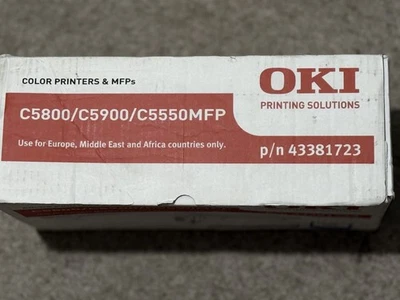 OKI Printer Toner Cartridge – Cyan – For C5800 / C5900 / C5500 MFP - Image 1 of 4