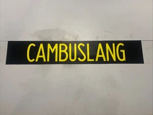 CAMBUSLANG - Hamilton Depot 289 Scottish Bus Destination Blind 36” - Picture 1 of 11