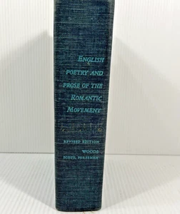 English Poetry and Prose of The Romantic Movement Vintage Textbook Hardcover - Bild 1 von 13