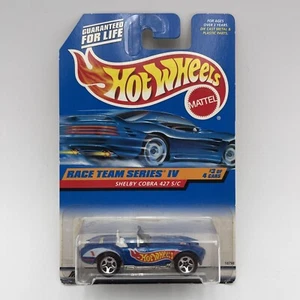 Hot Wheels Race Team Series IV 1997 Shelby Cobra 427 S/C azul 5SP #727 - Imagen 1 de 9