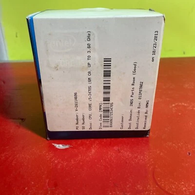 Procesador Intel Core i5-3470S 2,9 GHz cuatro núcleos (BX80637I53470S) Foto 1 de 4