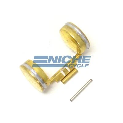 Yamaha XS/TX 650 Kawasaki KZ750 BS38 Brass Carburetor Float 256-14985-00-00 - Image 1 of 2