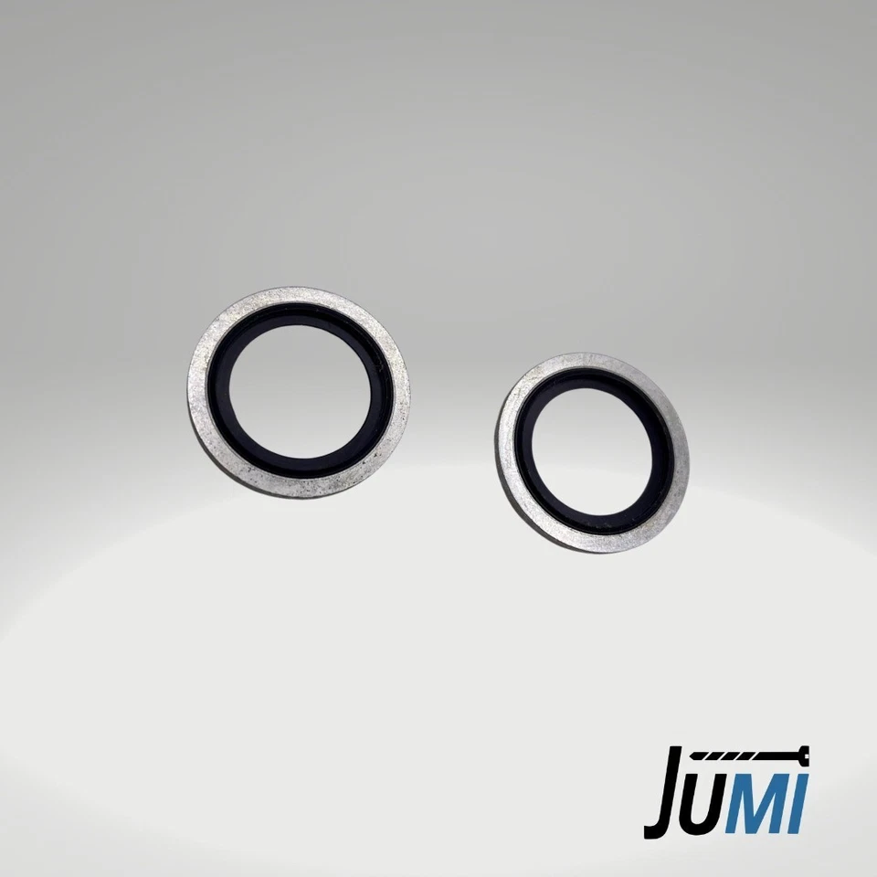 10 Stück Hydraulik Dichtung, Usit-Ring, BS-Ring, Stahl verz. M 6 Neu! Hochwertig - Bild 1 von 1