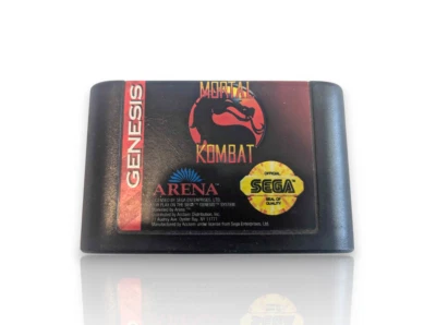 Mortal Kombat (Sega Genesis, 1993) Authentic Cartridge Only Untested - Image 1 of 2