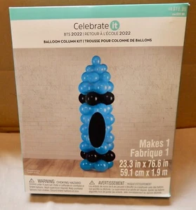 Ballonsäule Kit 76"x23" Wasserbasis 40ea 10" Ball Party Deko Celebrate It 249M - Bild 1 von 4
