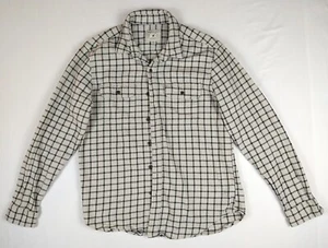 Camisa de franela gris American Eagle Outfitters (hombres talla L grande) informal al aire libre - Imagen 1 de 5