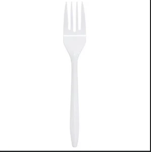 1000PCS Disposable Plastic Forks Silverware Set Bulk Fork White - Picture 1 of 1