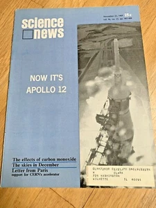 November 1969 SCIENCE NEWS Magazin APOLLO 12 - Weitere Schritte auf dem Mond - Bild 1 von 5
