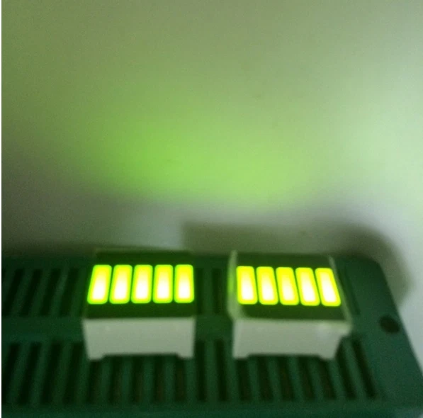 2pcs LED Bar Display Segments 5LED Bar Graph Yellow Green Light 5 Segment Bar CK - Image 1 of 1