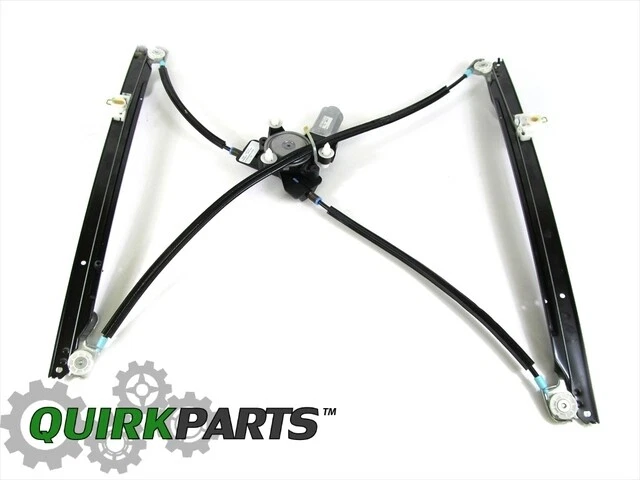 2002 CHRYSLER DODGE FRONT DOOR WINDOW REGULATOR WITH MOTOR OEM MOPAR 5135250AA - Image 1 of 1