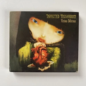 Vicious Delicious, Infected Mushroom (2007) CD, Techno, Trance, Badly Scratched - Foto 1 di 7