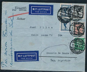 Alemania. Carta circulada desde Freiburg a Rosario Argentina - Picture 1 of 1