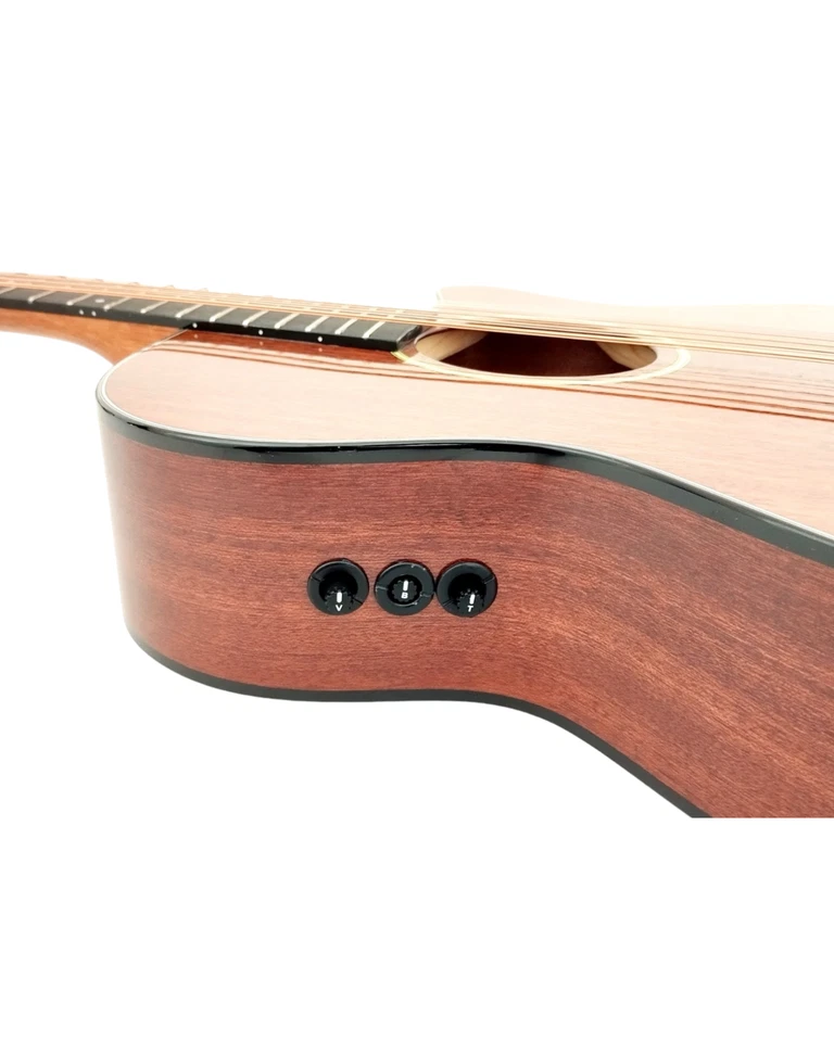 12 String Mahogany/Sapele Body Acoustic Guitar, Haze SDG82712CEQSM - Image 1 of 4