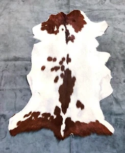 Neutral Animal Skin Pelt decor, Nordic Goat Hide, Taxidermy Leather Fur Coat - Picture 1 of 7