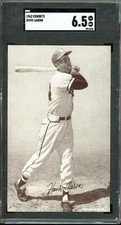 1947-66 (1962) Exhibits W461 #1 Hank Aaron Braves HOF SGC 6.5 EX-NM+ 