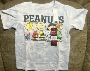 NWT! Peanuts Gang T Shirt Kids Small SS Pullover Charlie Brown Snoopy & Others - Picture 1 of 5