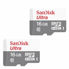 Microsdhc 16go SanDisk Ultra Cl10 Uhs-1 48mb/s (320x) Retail