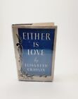 Vtg EITHER IS LOVE Elisabeth Craigin    First Edit. 1937 HCDJ LBGTQIA Subject