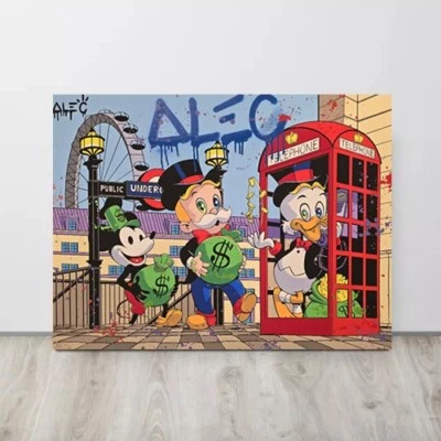 Alec Monopoly Canvas Print "Team in London" Wall Art - Image 1 of 4
