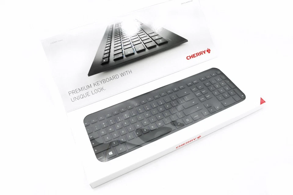 NEW CHERRY Strait 3.0 USB Wired UK QWERTY Black USB Keyboard in box unopened - Image 1 of 3