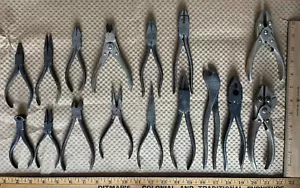 Estate Sale 16 Antique/Vintage Pliers Mixed Tool Lot Vintage Pliers Germany/USA - Picture 1 of 19