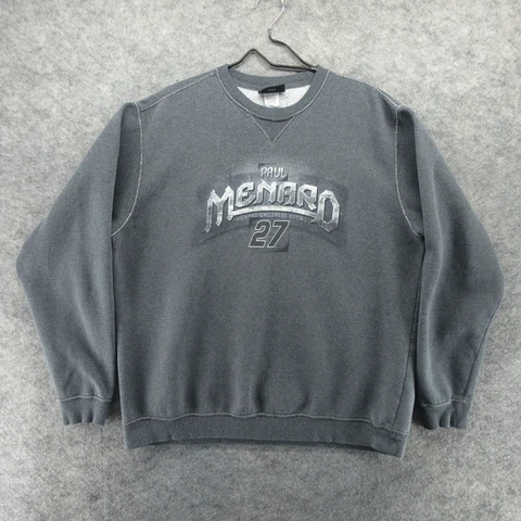 NASCAR Sweatshirt Mens 2XL Gray 27 Paul Menard Richard Childress Racing Chase Cover