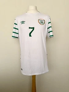Republic of Ireland 2015-2016 Away U21 #7 Josh Cullen match worn football shirt - Picture 1 of 5