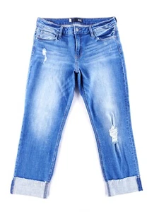 Kut From The Kloth Catherine Boyfriend Jeans mit Bündchen Used-Look verwaschen Gr. 10 - Bild 1 von 10