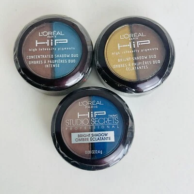 Set of 3 L'oreal Paris Hip Studio Secrets Professional & High Intensity pigments - Image 1 of 4