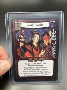 SIGNED Soshi Tabito L5R by April Lee RoTs Illus. 2006 Autographed AEG 59 - Picture 1 of 7