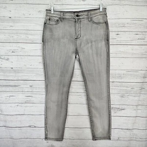NYDJ Womens Super Skinny Jeans Sz 16P Gray High Rise Cotton Blend - Picture 1 of 7