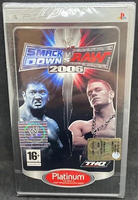 SMACK DOWN VS RAW 2006 PSP PLAYSTATION TRAGBAR NEU SIGILLIERT PAL - Bild 1 von 4