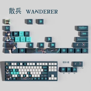 Genshin Impact Themed Keycaps wanderer 29 keys OEM high degree - Picture 1 of 5