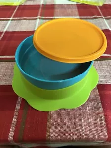 Tupperware TCare Juego de Cuencos Antideslizante Juego de 3 Piezas Nuevo - Imagen 1 de 2