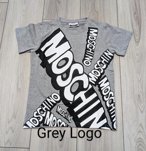Unisex NWT Super Soft Moschino Print T-shirts for Teens & Adults Sizes: 10Y-18Y - Picture 1 of 14