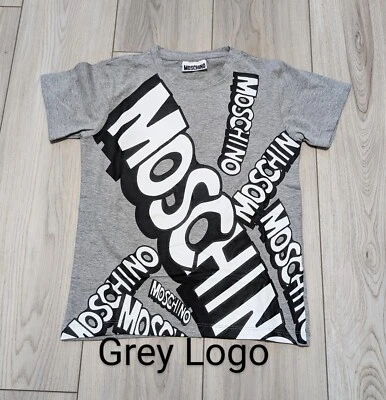 Unisex NWT Super Soft Moschino Print T-shirts for Teens & Adults Sizes: 10Y-18Y